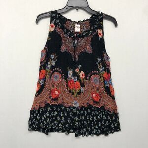 NWT Bila Women Sleeveless Blouse Top Shirt Size Small Floral M213 -12